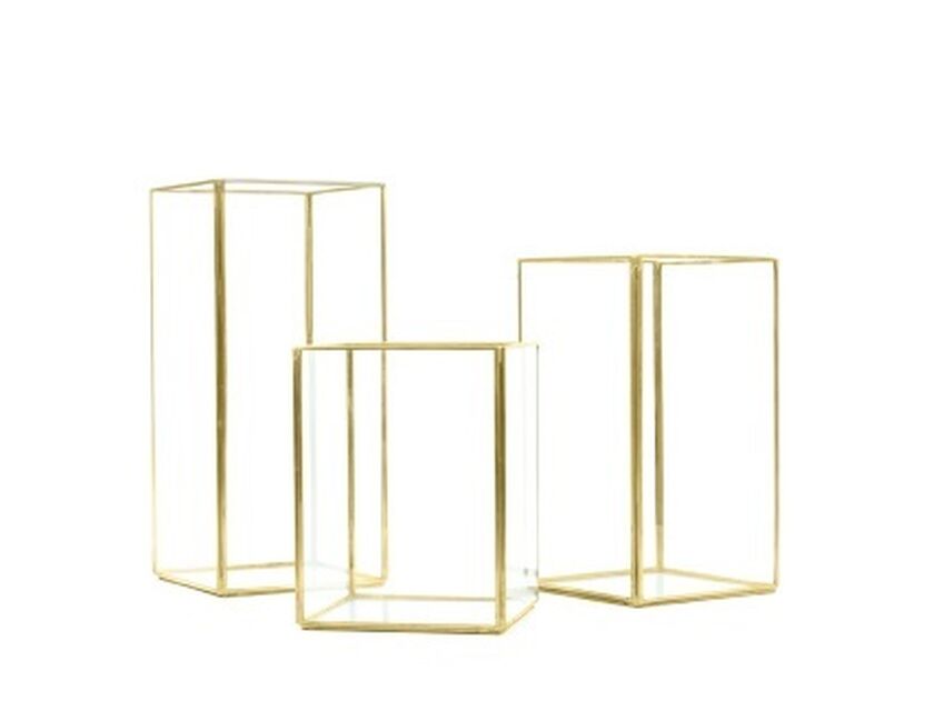 Gold Frame Glass Candle Box - Package