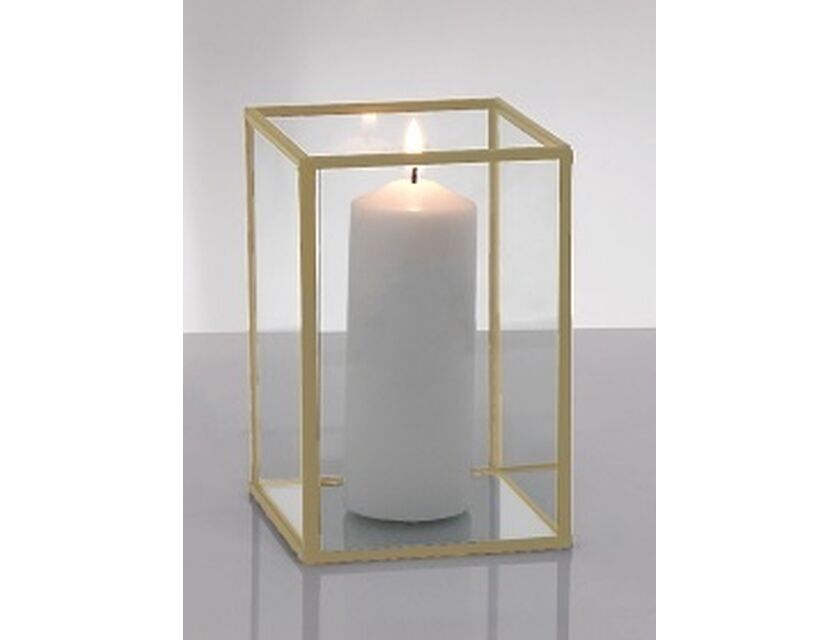 Gold Framed Candle Box - Small (15cm)