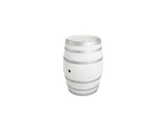 White Wash Wine Barrel