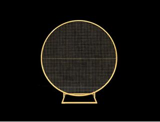 Round Mesh Wall - Gold