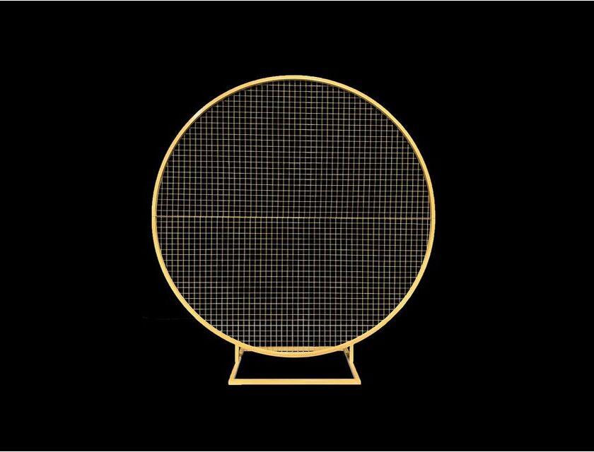 Round Mesh Wall - Gold