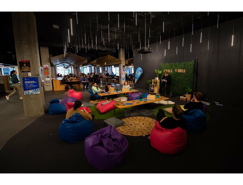 Olympic Party Hire Mixed Coloured Bean Bags