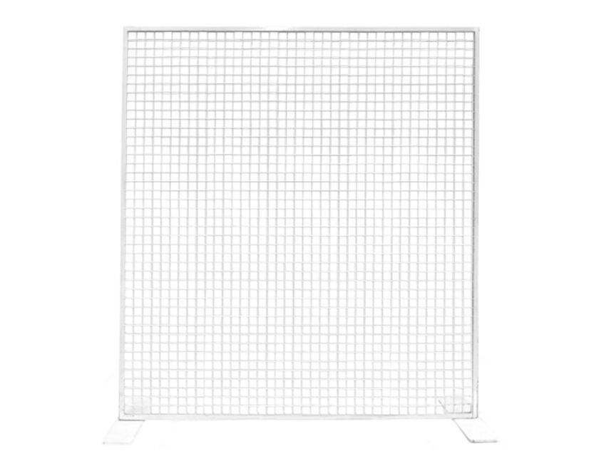 White Mesh Wall - 2m Width