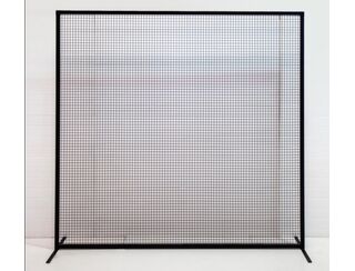 Black Mesh Wall - 2m Width