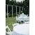 Round Wooden Trestle Table - 1.8m
