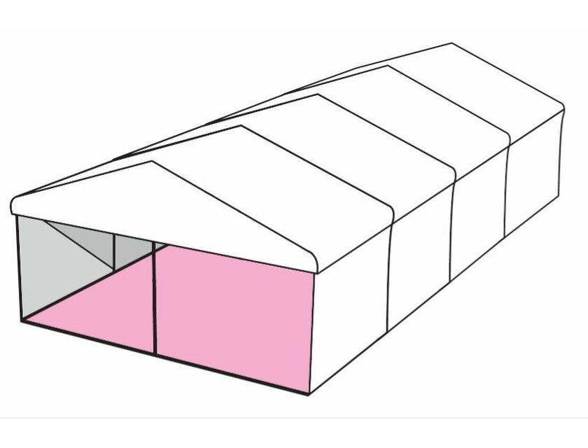 White Roof Pavilion - 6m x 12m - 6m x 12m