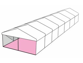 White Roof Pavilion - 6m x 21m