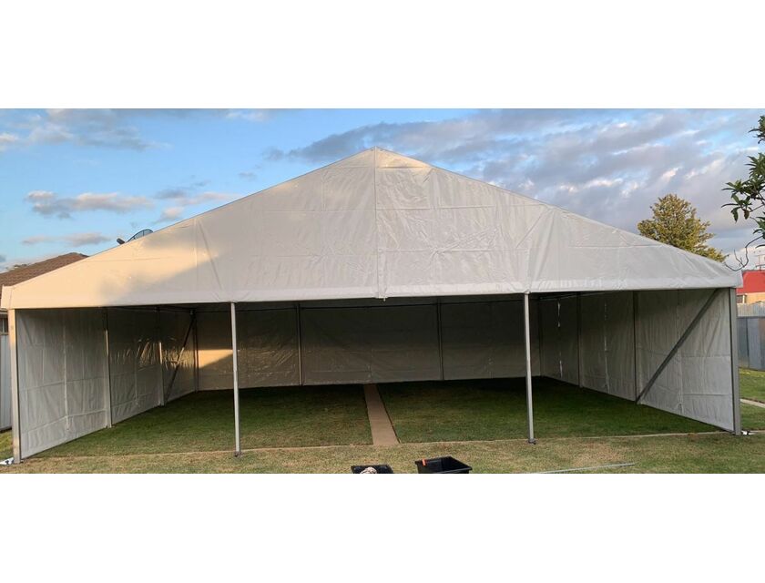 White Roof Pavilion - 10m x 9m - 10m x 9m