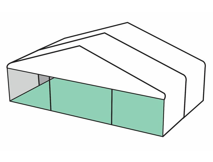 White Roof Pavilion - 10m x 6m