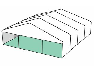 White Roof Pavilion - 10m x 12m - 10m x 12m