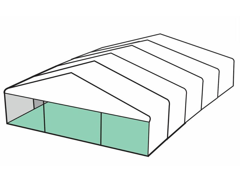 White Roof Pavilion - 10m x 15m - 10m x 15m