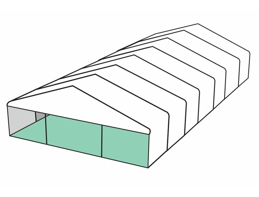 White Roof Pavilion - 10m x 21m - 10 x 21