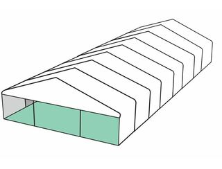 White Roof Pavilion - 10m x 24m