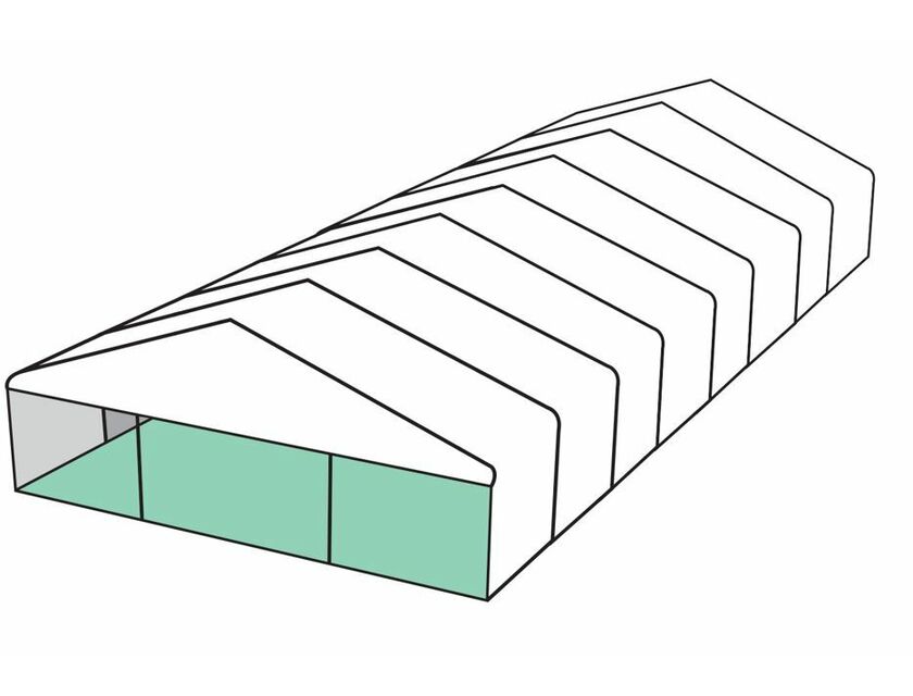 White Roof Pavilion - 10m x 24m - 10m x 24m