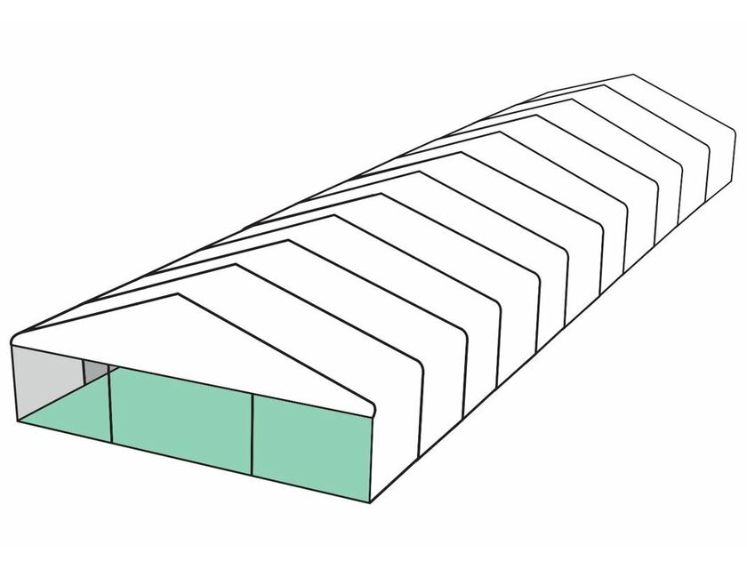 White Roof Pavilion - 10m x 33m