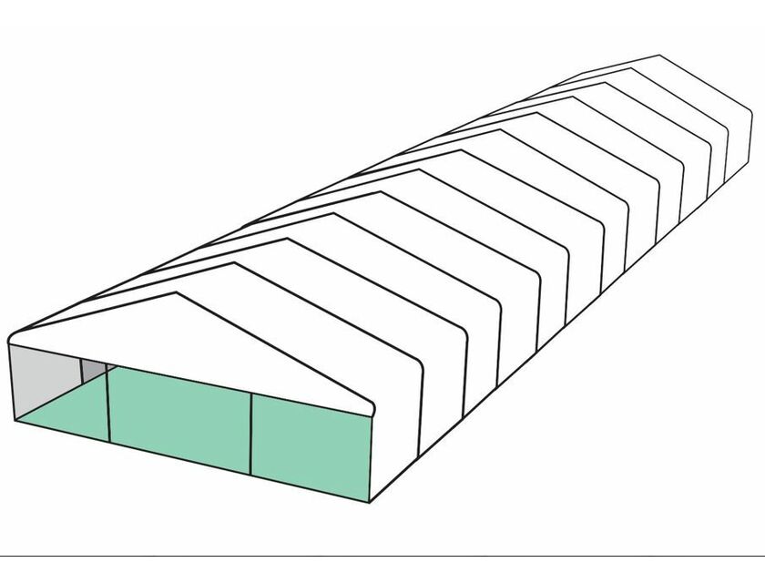 White Roof Pavilion - 10m x 36m