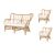 Cane Lounge Set