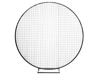 Round Mesh Wall - Black