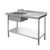 Stainless Sink and Bench - Hot Water - LPG