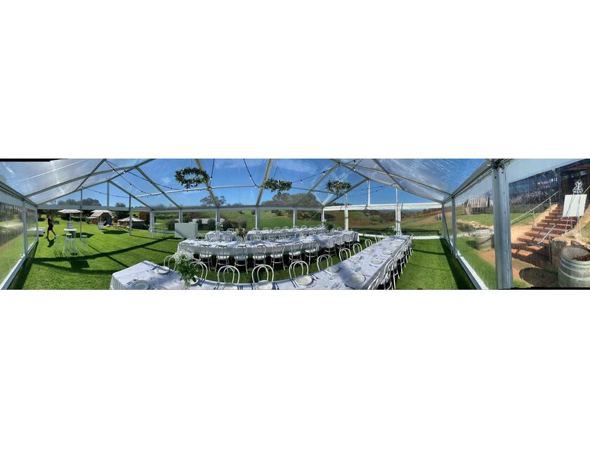 Clear Roof Pavilion - 10m x 33m - -