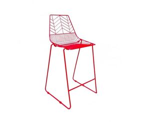 Wire Stool - Red