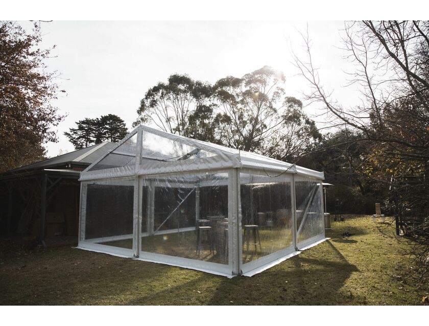 Clear Roof Pavilion - 6m x 3m