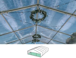 Clear Roof Pavilion - 10m x 15m - -