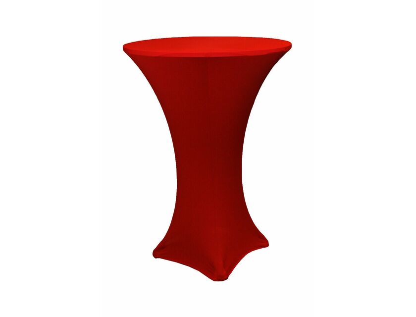 Lycra Bar Table Cover - Red