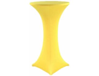 Lycra Bar Table Cover - Yellow