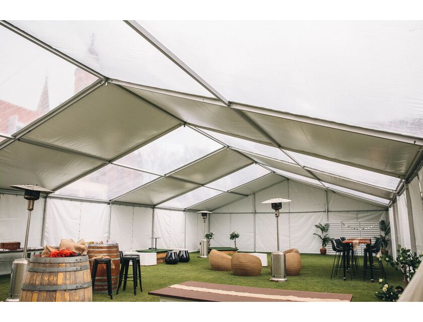 White Roof Pavilion - 10m x 33m