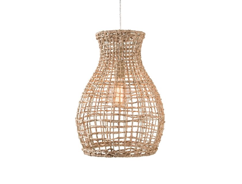 Hanging Rattan Pendant - Seagrass