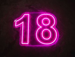 18 - Neon Sign - Hot Pink