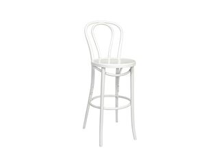 Bentwood Stool - White