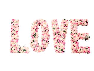 Floral 'LOVE - Soft Pink