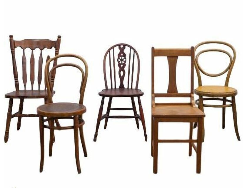 Eclectic Wooden Chairs - mixed