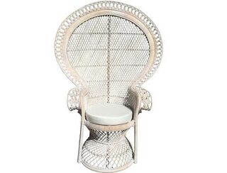 Peacock Chair - White Wash