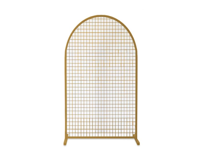 Arch Mesh Wall - Gold