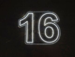 16 - Neon Sign - White