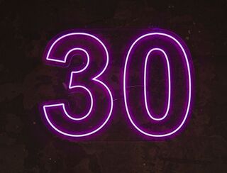 30 - Neon Sign - Hot Pink