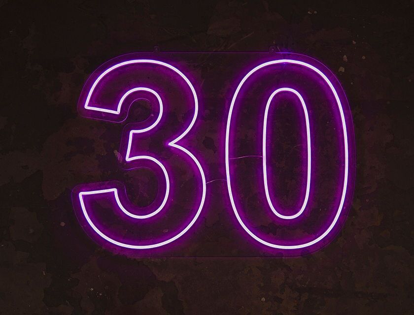 30 - Neon Sign - Hot Pink