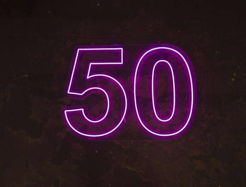 50 - Neon Sign - Hot Pink