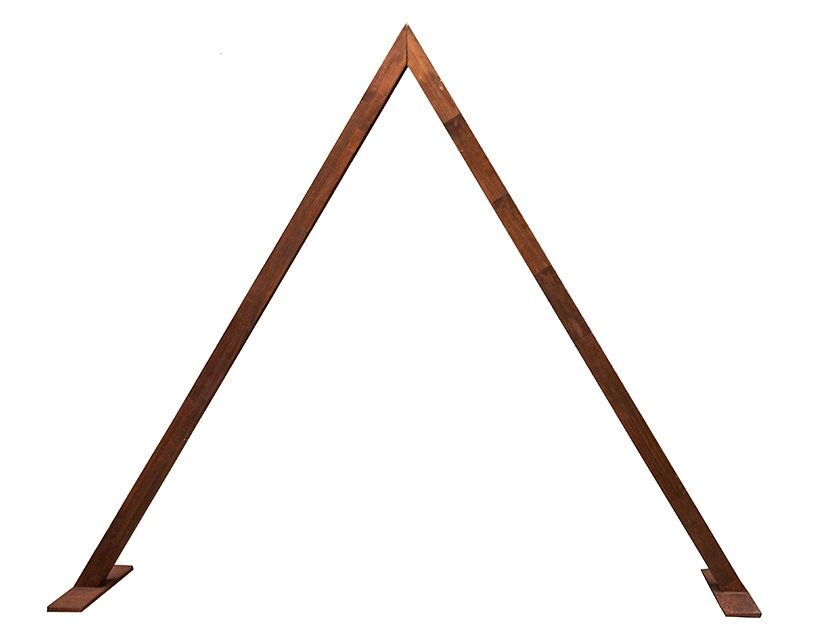 Triangle Wooden Arbour - Natural