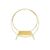 Double Ring Cake Stand - Gold