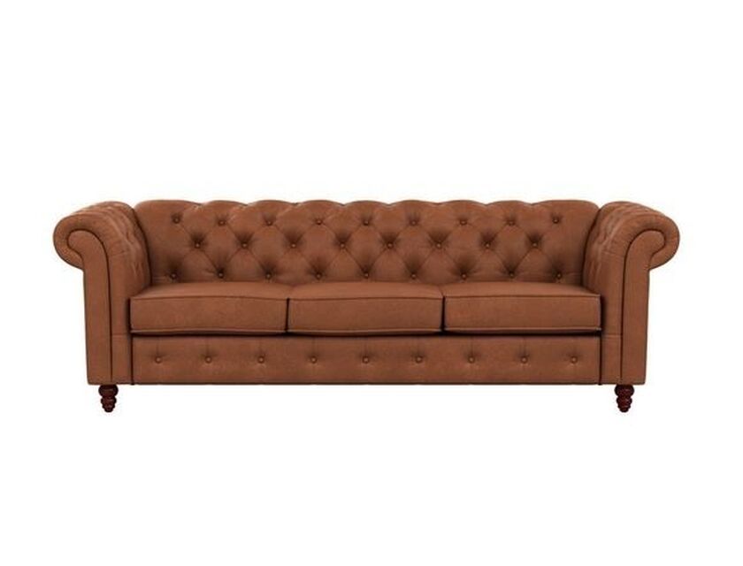 Charlotte 3 Seater Lounge - Tan