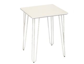 Hairpin Cafe Table - White