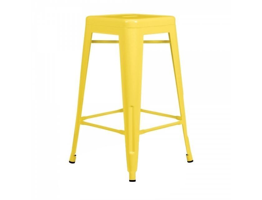 Tolix Stool - Yellow