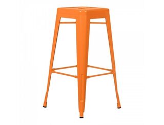 Tolix Stool - Orange