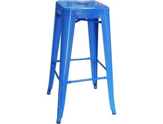 Tolix Stool - Blue