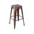 Tolix Stools - Gun Metal/ Rustic Gun Metal