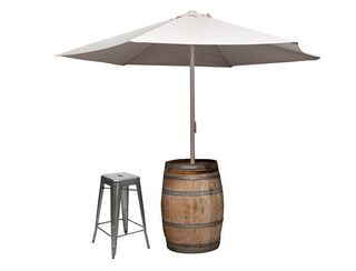 Wine Barrel Umbrella Package